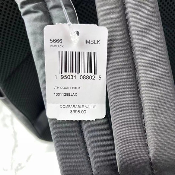Coach 5666 Court Leather Backpack In Black - Picture 6 of 6